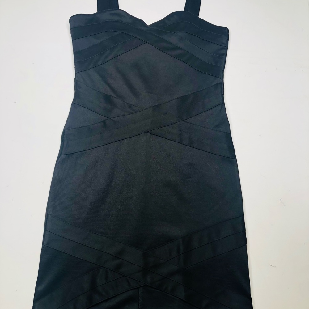 Y2K & 2000’s H&M Divided Little Black Dress Wrap Bandage Dress Bodycon Stretch